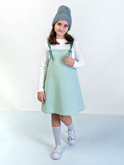 Vestido pichi para niña 100% algodón | Tienda online bymua.com